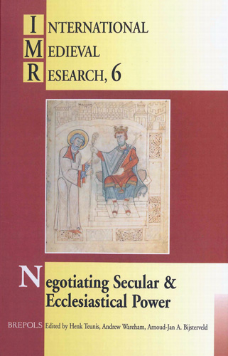 Cover of Negotiating Secular and Ecclesiastical Power