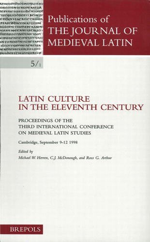Cover of Latin Culture in the Eleventh Century
