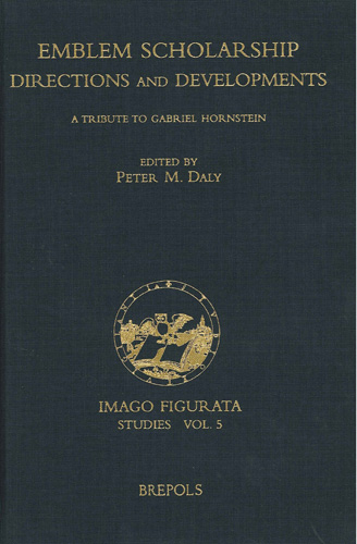 Cover of Emblem Scholarship. Directions and Developments
