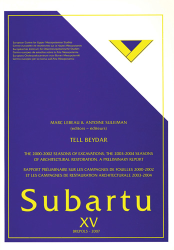 Cover of Tell Beydar, the 2000-2002 Seasons of Excavations, the 2003-2004 Seasons of Architectural Restoration. A Preliminary Report