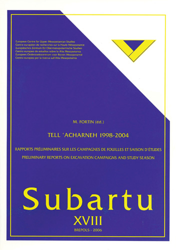Cover of Tell 'Acharneh 1998-2004