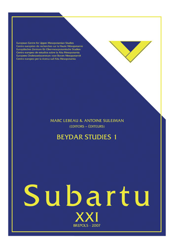 Cover of Beydar Studies 1