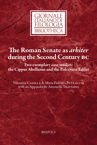 Cover of The Roman Senate as arbiter during the Second Century BC