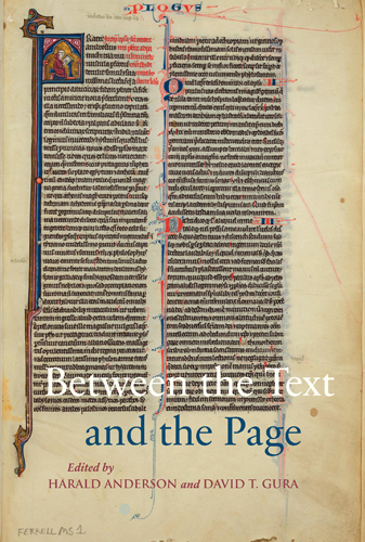 Book cover: Between the Text and the Page