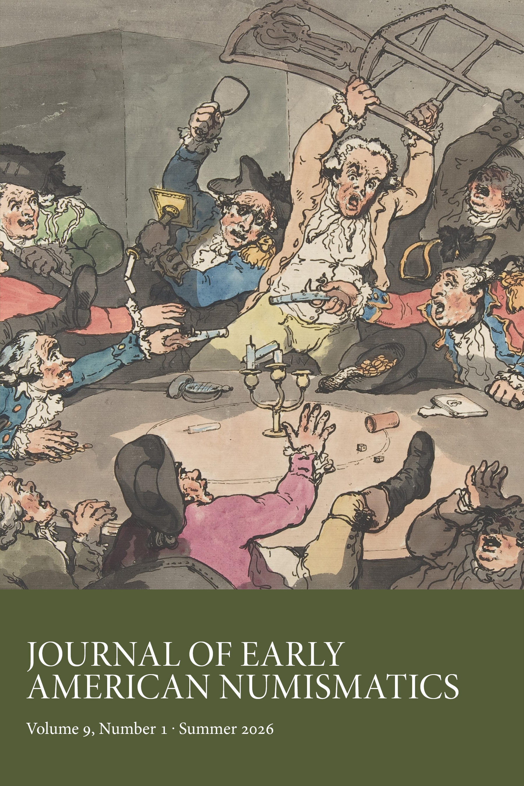 Book cover: Journal of Early American Numismatics Vol. 9, No. 1