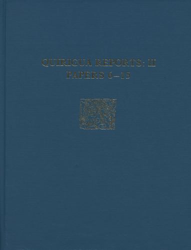 Book cover: Quirigua Reports, Volume II