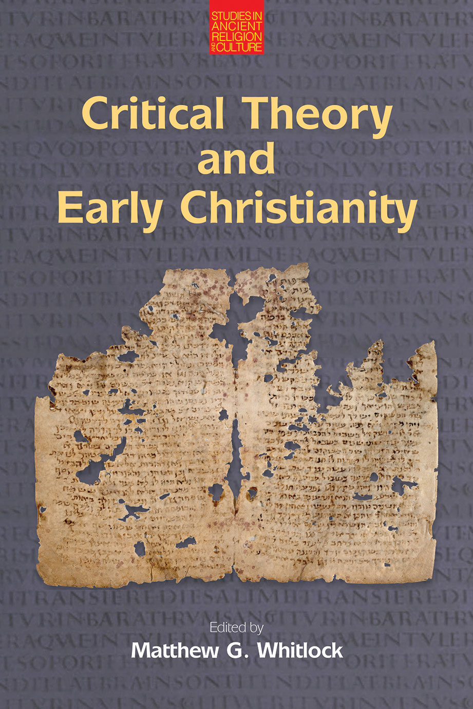 Book cover: Critical Theory and Early Christianity