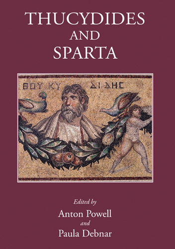 Book cover: Thucydides and Sparta