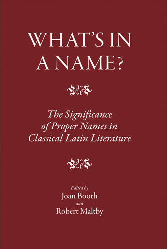 Book cover: What’s in a Name?