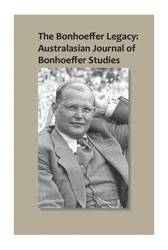 Book cover: The Bonhoeffer Legacy