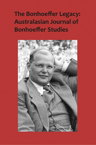 Book cover: The Bonhoeffer Legacy
