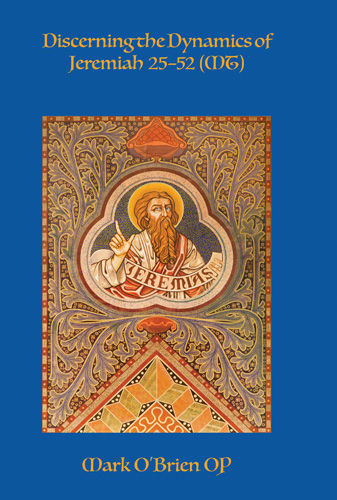 Book cover: Discerning the Dynamics of Jeremiah 25-52 (MT)