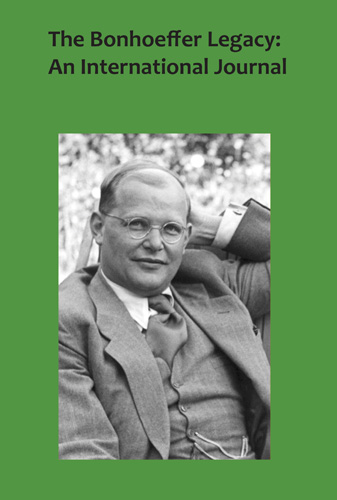 Book cover: The Bonhoeffer Legacy