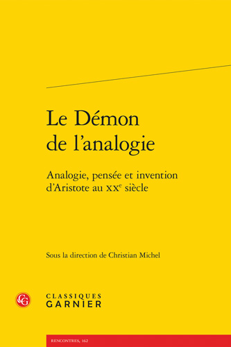 Book cover: Le Démon de l’analogie