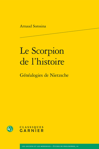 Book cover: Le Scorpion de l’histoire