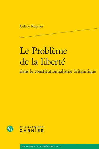 Book cover: Le Probleme de la liberte