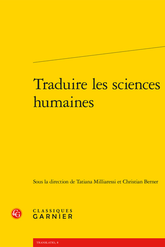 Book cover: Traduire les sciences humaines