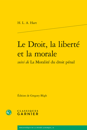 Book cover: Le Droit, la liberte et la morale