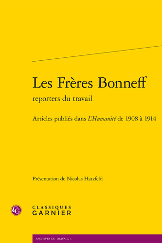 Book cover: Les Freres Bonneff