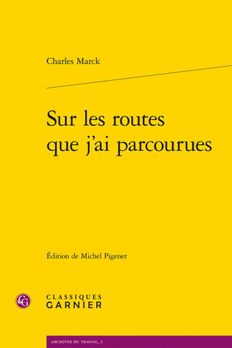 Book cover: Sur les routes que j’ai parcourues