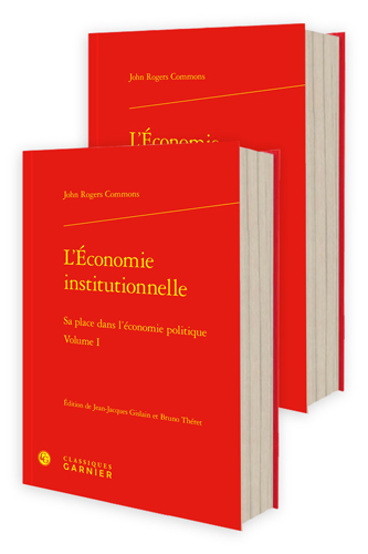 Book cover: L’Economie institutionnelle