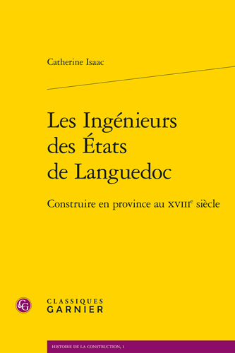 Book cover: Les Ingenieurs des Etats de Languedoc