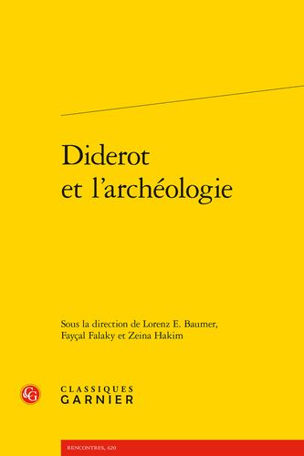 Book cover: Diderot et l’archeologie