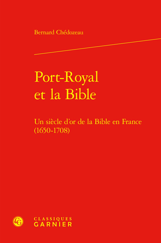 Book cover: Port-Royal et la Bible