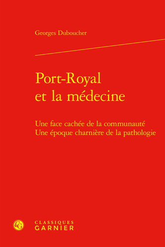 Book cover: Port-Royal et la medecine