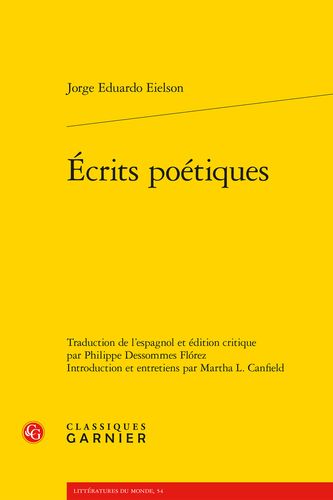 Book cover: Ecrits poetiques