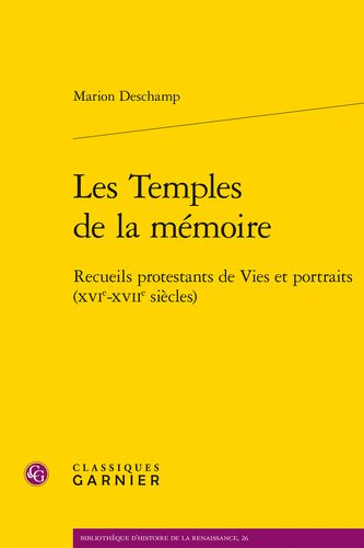 Book cover: Les Temples de la memoire