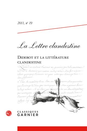 Book cover: La Lettre clandestine