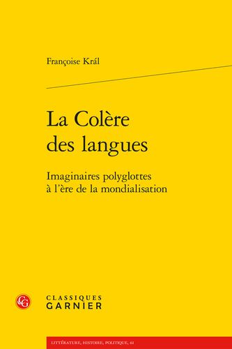 Book cover: La Colere des langues