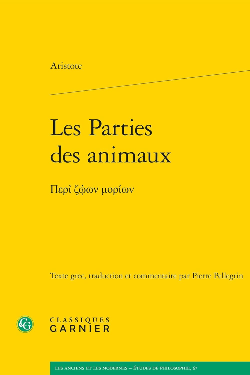 Book cover: Les Parties des animaux