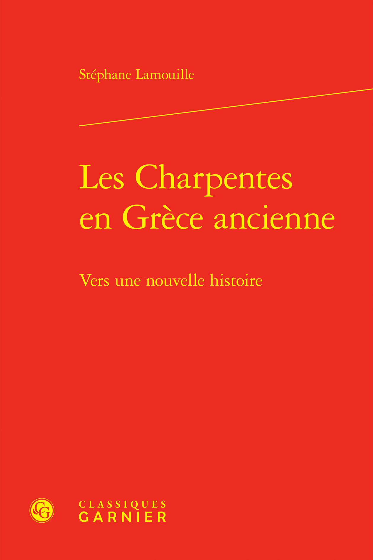 Book cover: Les Charpentes en Grèce ancienne