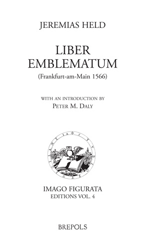 Book cover: Jeremias Held. ‘Liber Emblematum’ (Frankfurt-am-Main 1566)