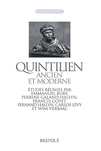 Book cover: Quintilien ancien et moderne