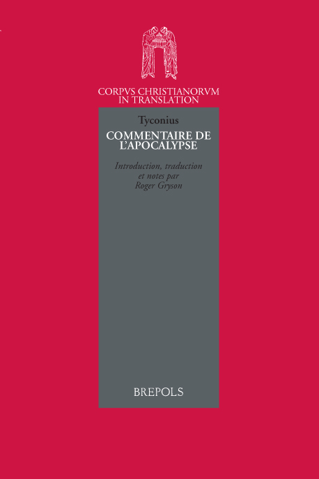 Book cover: Tyconius, Commentaire de l’Apocalypse