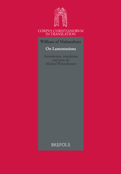 Book cover: William of Malmesbury. On Lamentations