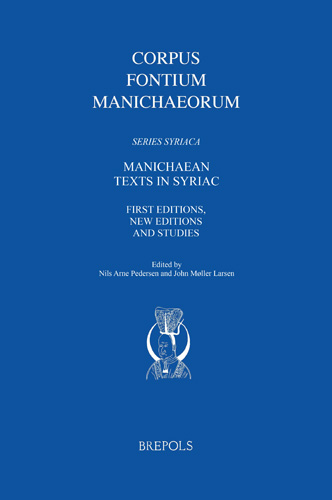 Book cover: Manichaean Texts in Syriac