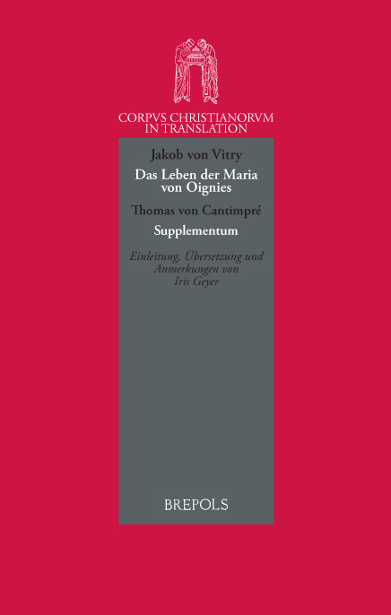 Book cover: Das Leben der Maria von Oignies