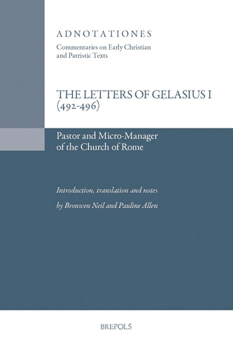 Book cover: The Letters of Gelasius I (492-496)