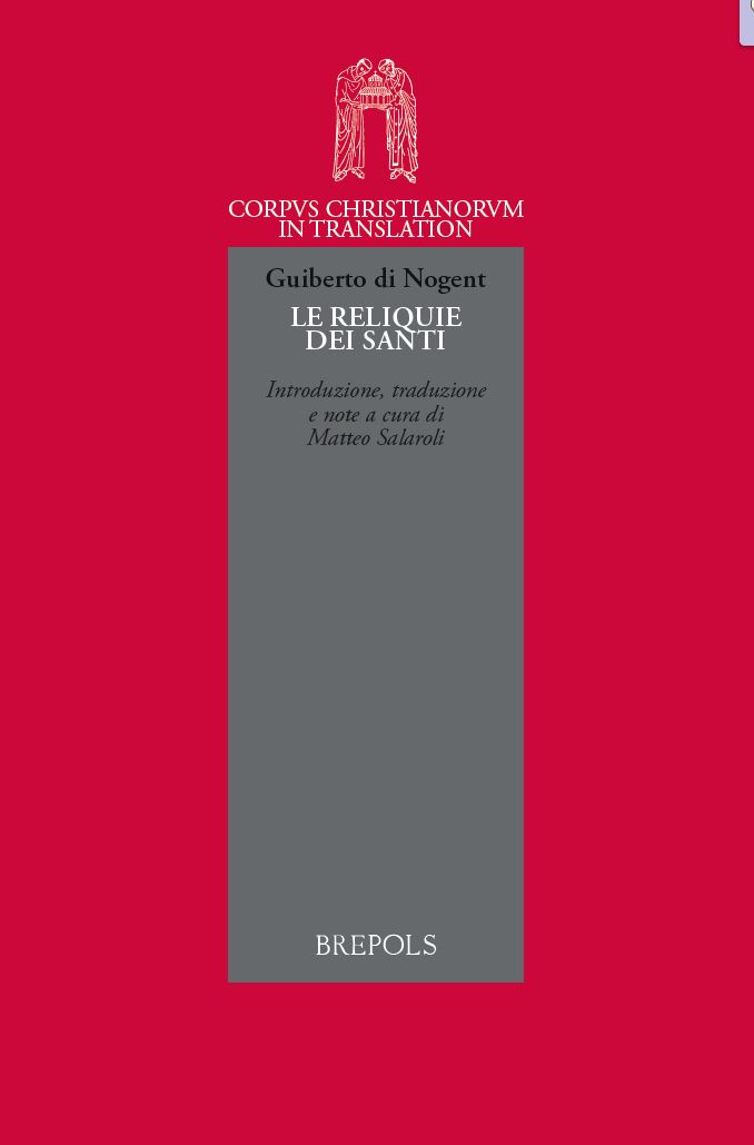 Book cover: La reliquie dei santi