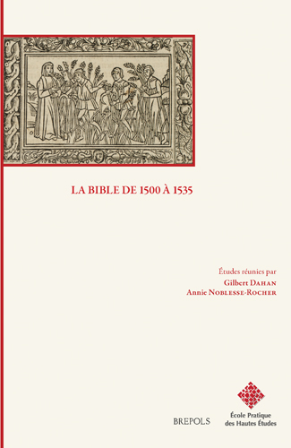 Book cover: La Bible de 1500 a 1535