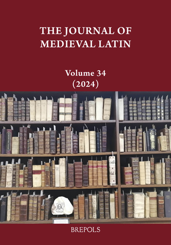 Book cover: The Journal of Medieval Latin 34/2024
