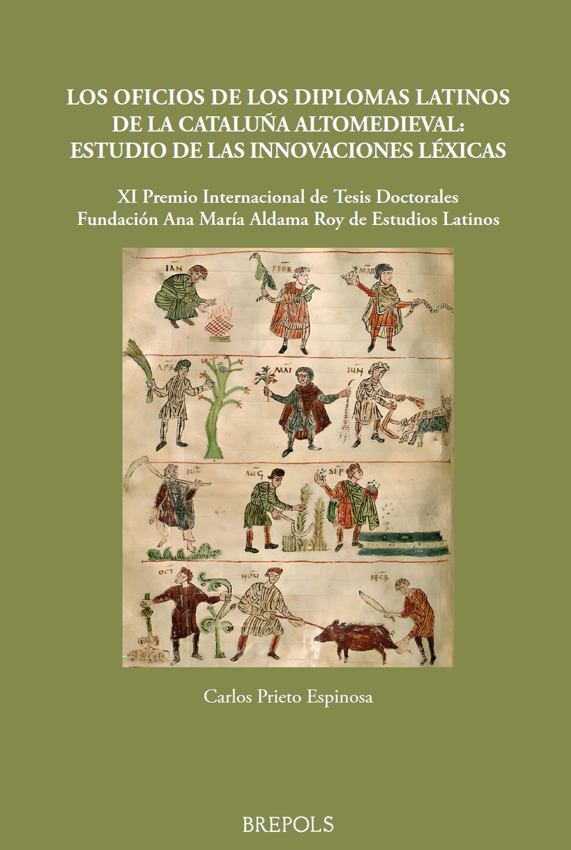 Book cover: Los oficios de los diplomas latinos de la Cataluna altomedieval