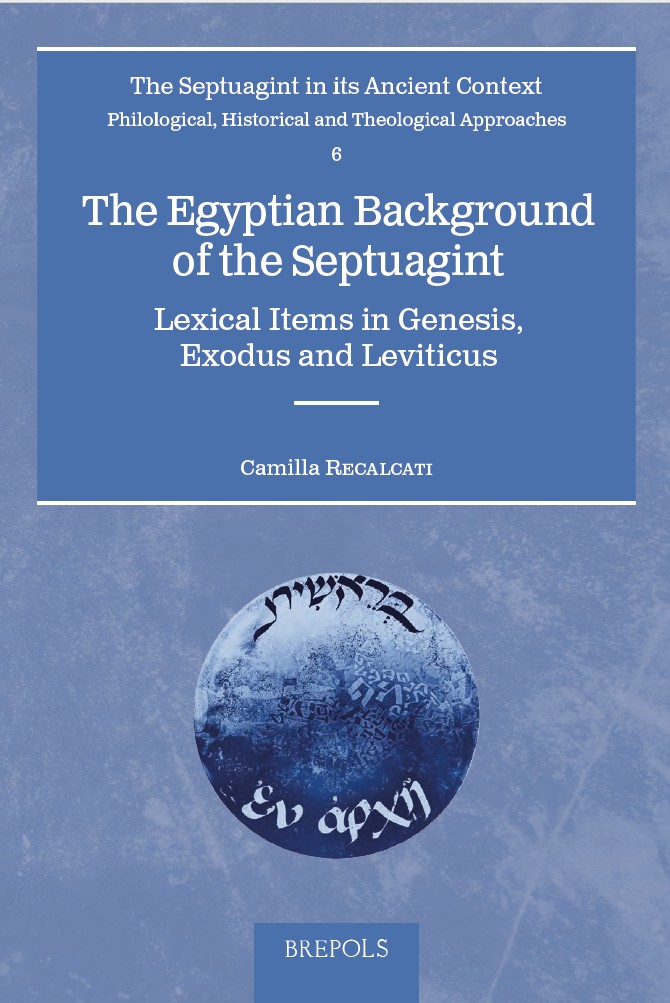 Book cover: The Egyptian Background of the Septuagint