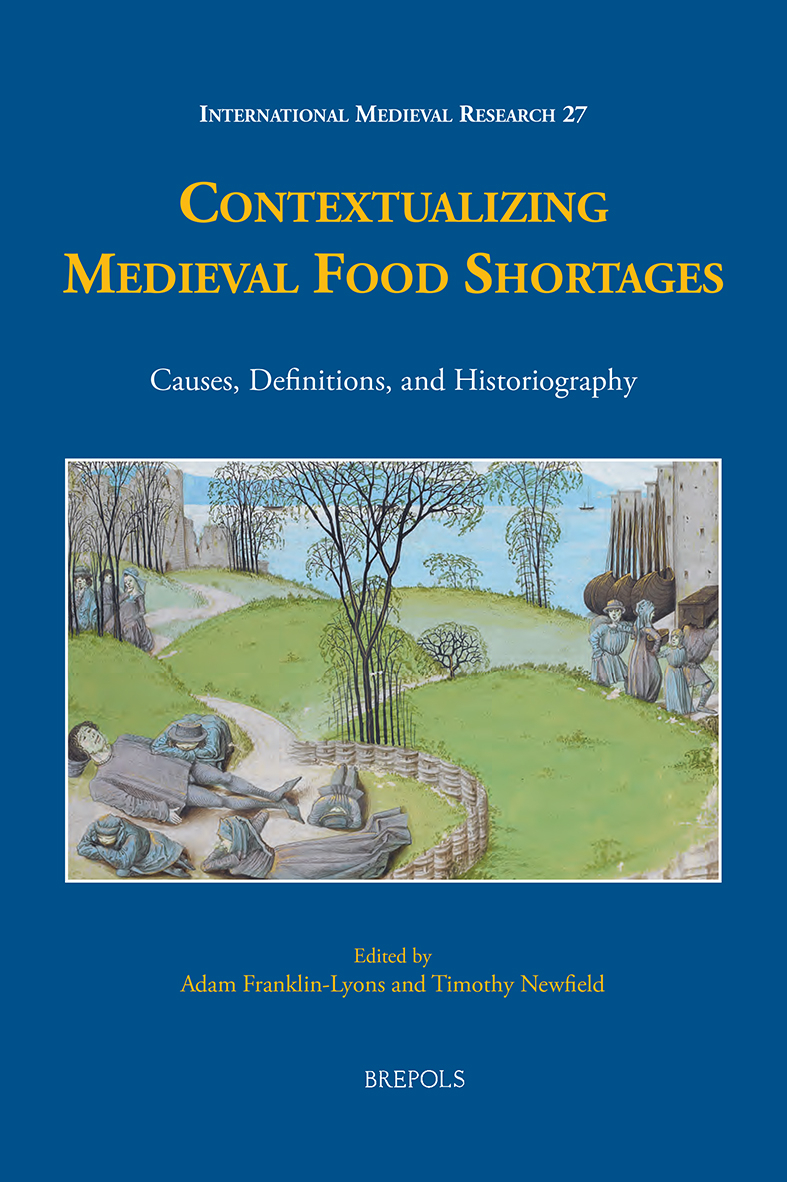 Book cover: Contextualizing Medieval Food Shortages