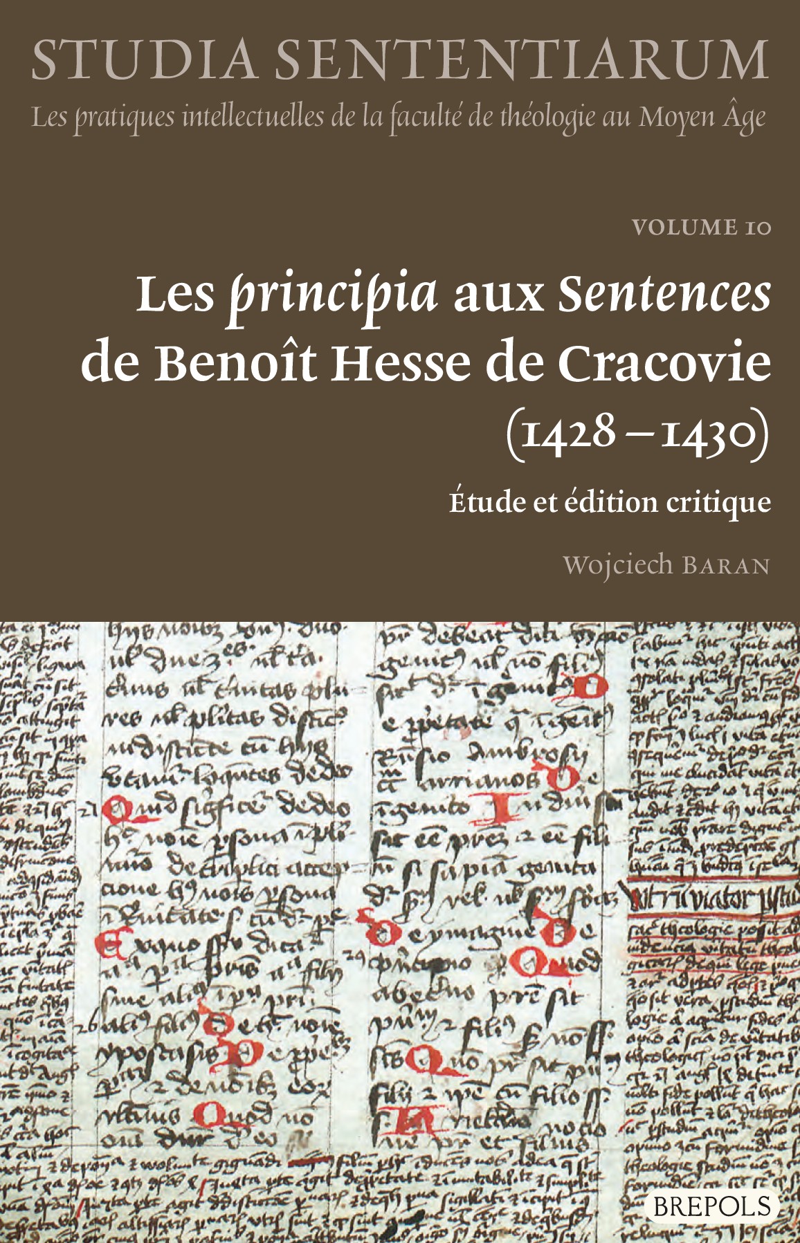 Book cover: Les principia aux Sentences de Benoît Hesse de Cracovie (1428–1430)