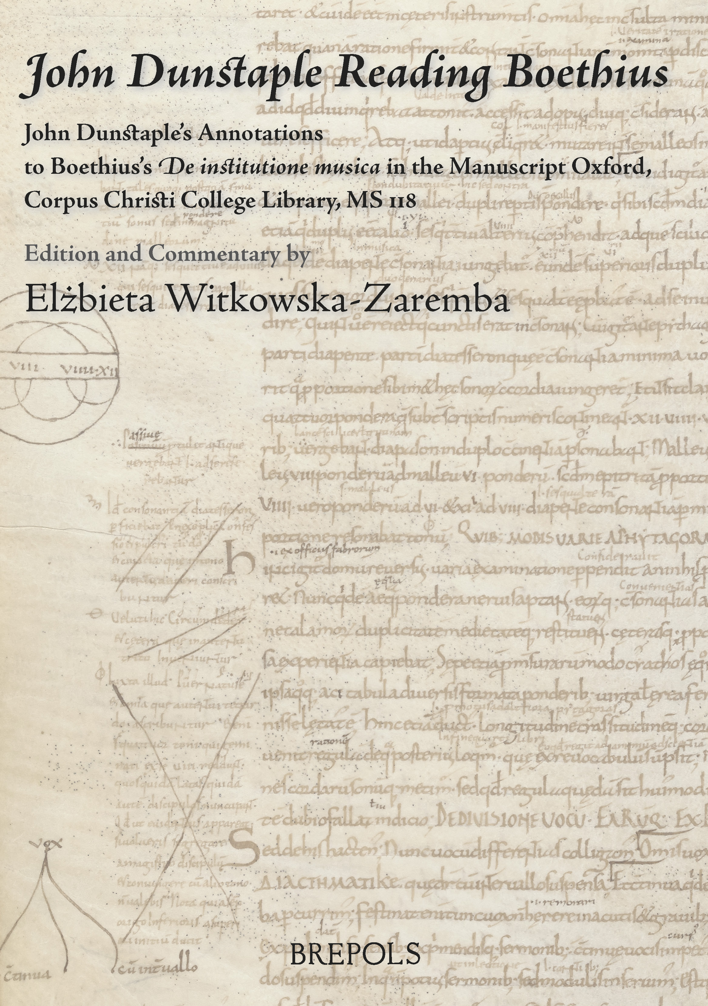 Book cover: John Dunstaple Reading Boethius